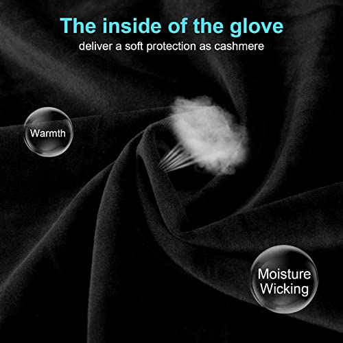 coskefy Winterhandschoenen voor dames en heren, winddicht, antislip, ademend, winterhandschoenen voor kamperen, wandelen, bergbeklimmen, fietsen, hardlopen, klimmen - Image 3