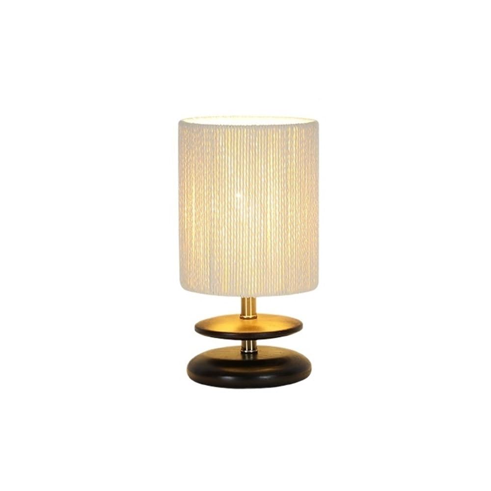 Hhmmei2024-23 Table Lamps Wooden Table Lamp Living Room Study Bedroom Bedside Atmosphere Three-Color Light Change(Small)