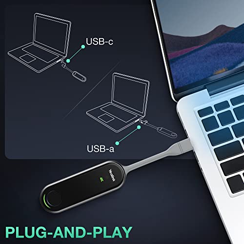 YeaLink WPP30 USB Type-C 4K Wireless Presentation Pod, Black (1303112)