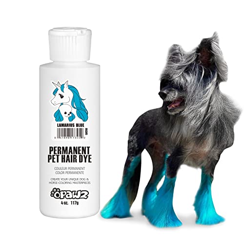OPAWZ Permanent Dog Hair Dye Pet Hair Dye Safely Used by Grooming Salons for a Decade Pet Safe Dye Lasts Over 20 Washes Bright Color for Dogs and Horses Cobalt Blue product thumbnail 16