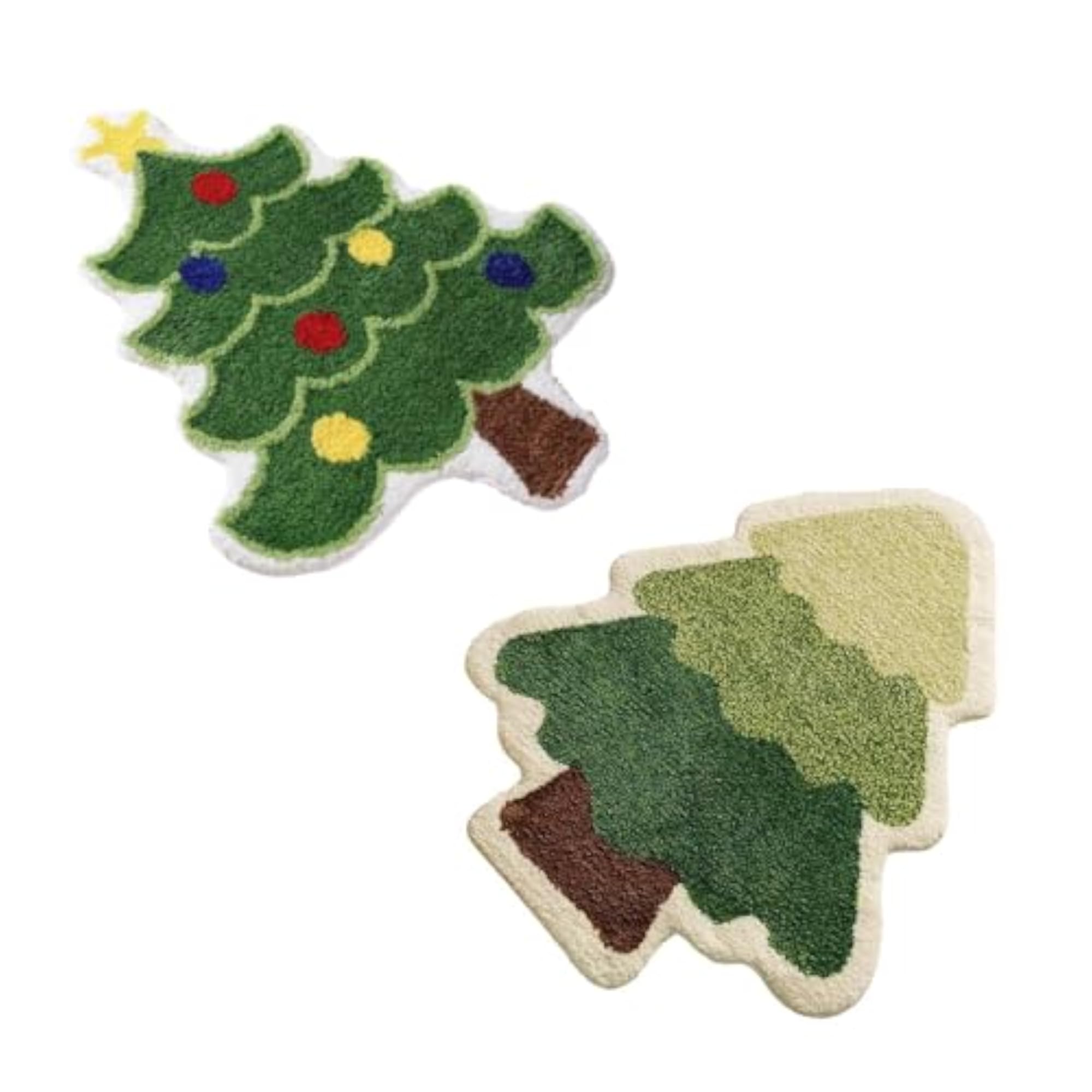 Christmas Tree Rug, Non Slip Comfortable Soft