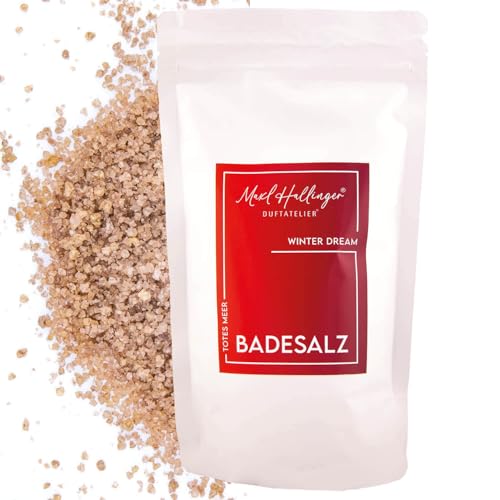 Hallingers Winter Dream – Sales de baño de alta calidad como regalo con sales de baño del Mar Muerto – de Maxl Hallinger – Ideas de regalo para Navidad y regalos calendario de Adviento | Cumpleaños