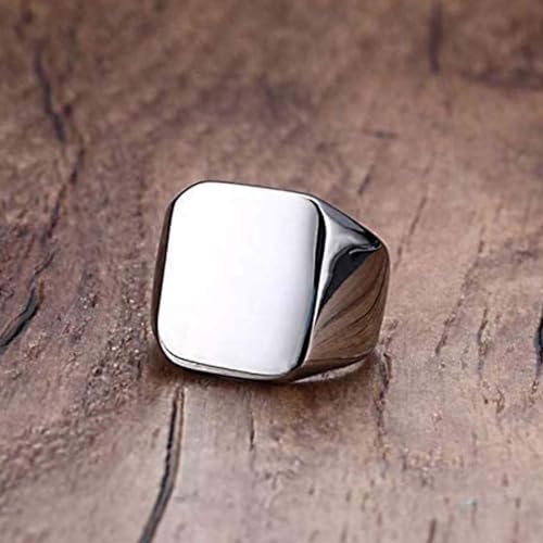 Image of Men's Stainless Steel Western Style Band Rings Collection for Men /Boy's