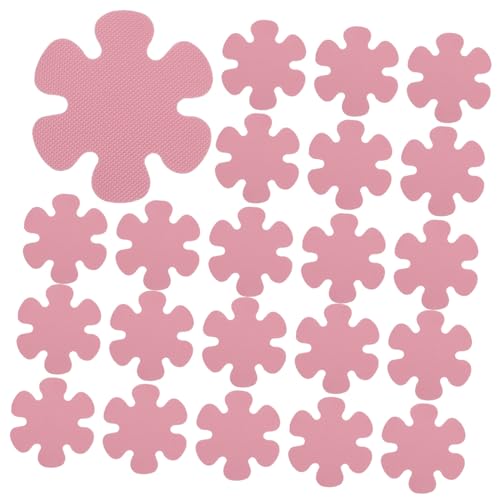 ABOOFAN 20Pcs Flower Shape Non Slip Adhesive Stickers for Bathtub Shower Pool Stairs Bathroom Floor Decals for Safety Home Decoration