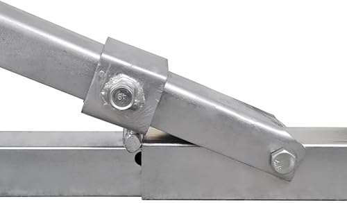 Miniatura 5 de vidaXL Bastones de guía ajustables para remolque de barco, guías laterales de litera para elevación de barcos, literas de rodillos, remolque de