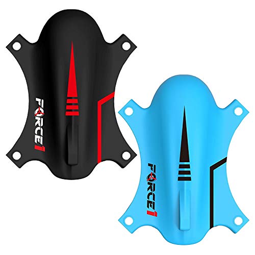 Force1 MJX Bugs 3 Shell Covers - 2 Pack Body Skins MJX Bugs 3 F100 and F100 Ghost Quadcopter Drone (Blue and Black)