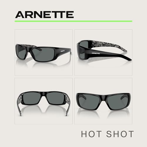 ARNETTE Hot Shot AN4182 Rectangle Sunglasses for Men +BUNDLE with ACCESSORY EYEWEAR KIT2