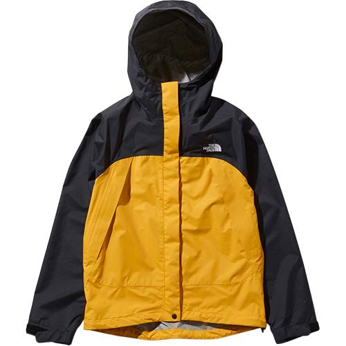 [ザノースフェイス] ジャケット ドットショットジャケット レディース 防水透湿 軽量 NPW61930 ブラック/TNFイエロー L