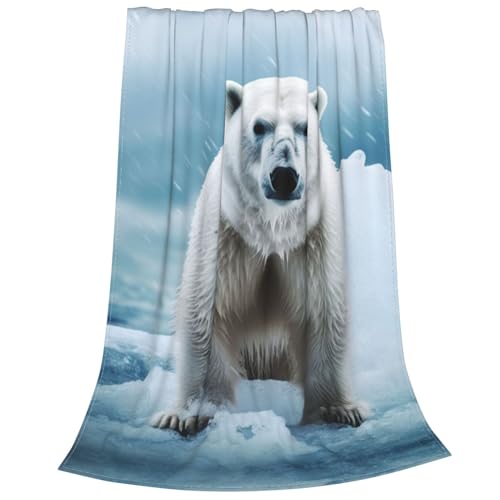 Couverture micro polaire 203x152 cm - Plaid peluche chaud de chambre