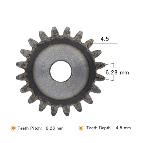 Engrenage cylindrique 2M en acier pour vos projets de motorisation DIY - 3