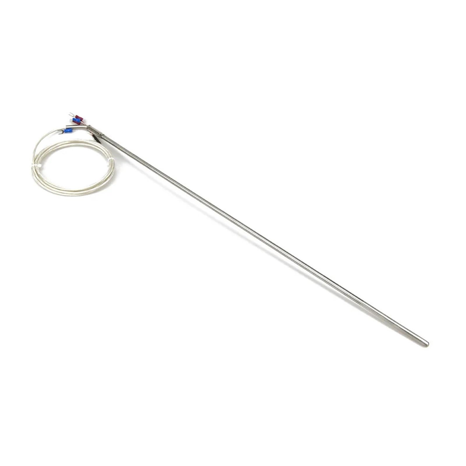 FTARP08 PT100 tipo 4 fili 2m FEP cavo 500mm 316L sonda flessibile in acciaio inossidabile guaina sensore di temperatura RTD (un diametro di 4 mm)