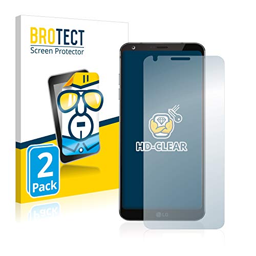BROTECT Protector Pantalla para LG G6 Protector Transparente (2 Unidades) Anti-Huellas