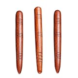 Warmhm 3 pièces Stylo Acupuncture Bois Massager Corps Multi-usage pour Visage Cou Épaule...