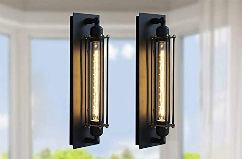 CMNNQ Bronze Industrial Wall Light Sconces, Vintage Farmhouse Ceiling Fance