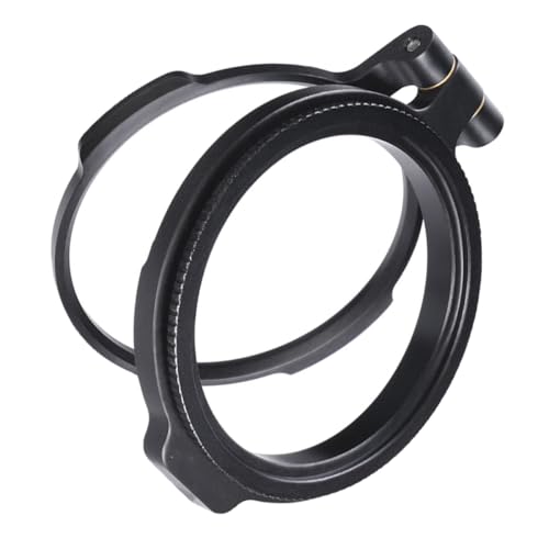 Support d'objectif alliage d'aluminium noir 58mm Zerodeko bague haute précision