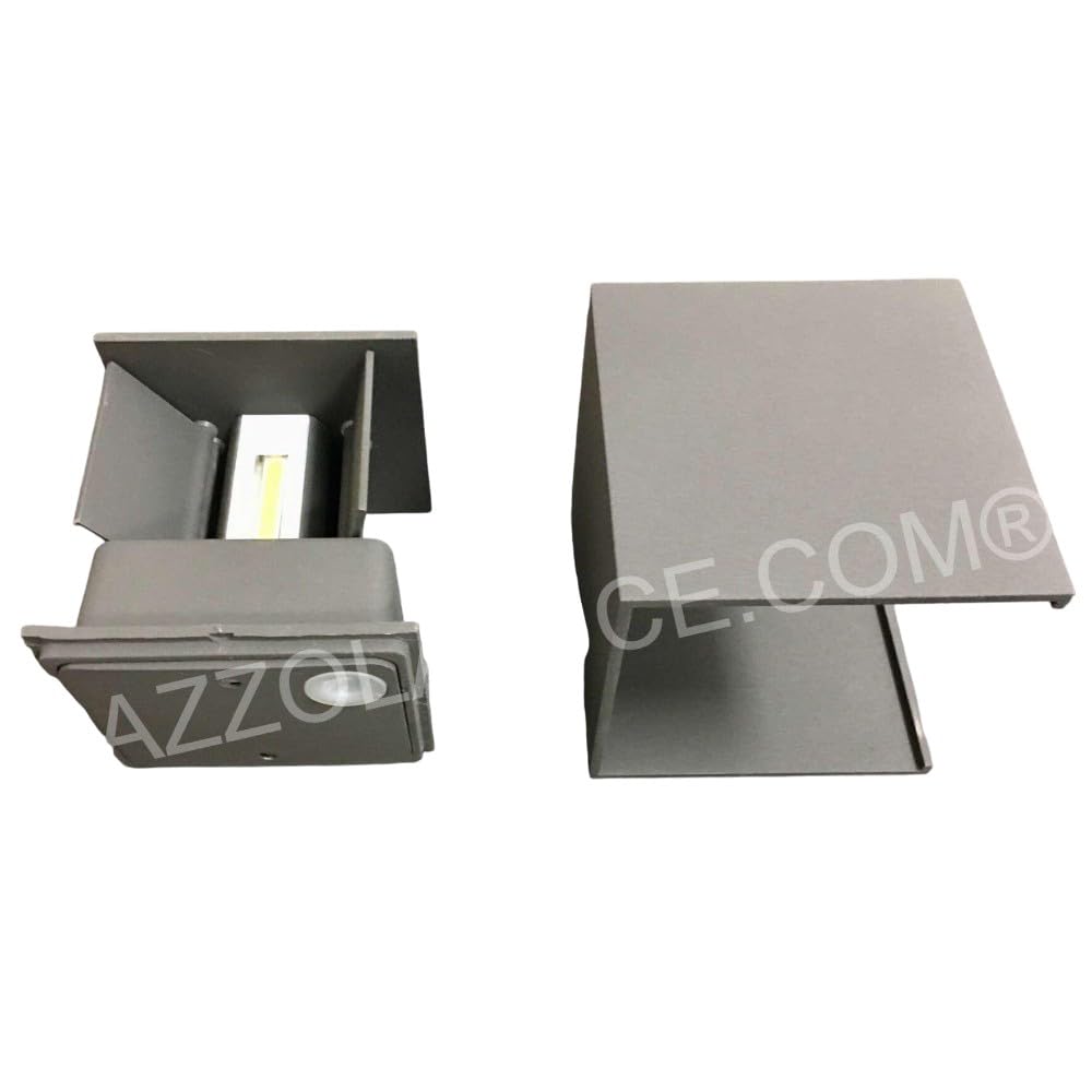 Cubo led da parete applique 6w 3000k antracite per interno esterno ip54 fasci luce regolabili Garanzia Italiana