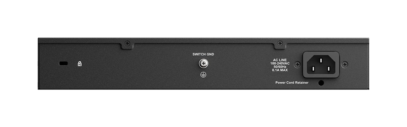 D-Link DES-1024D - Switch de red (24 x RJ45, 100 MB/s, indicador LED), gris (enchufe británico)