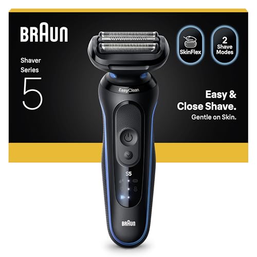 Braun Series 5 Elektrorasierer Herren, Rasierapparat mit 50 Min. Akkulaufzeit, Kabelloser Nass- und...