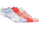 ASICS Women's Quick Lyte Plus 3-Pack, Blazing Coral/Mist, L