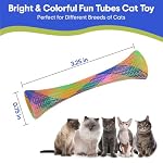 SPOT Kitty Fun Tubes Cat Toy with Catnip Inside | Bouncy Interactive Mesh Toy for Cats and Kittens to Bite, Swat and Chase | 3 Pieces - Image 6