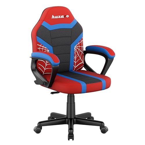 huzaro Ranger Mesh Chaise Gaming Ergonomique pour Enfant, Chaise de Bureau Enfant Respirante avec accoudoirs, Hauteur réglable 6 cm, Soutien du Dos, idéale...