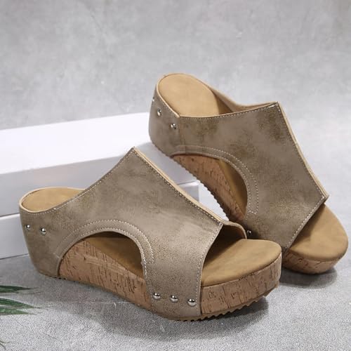 Wedge Sandals for Women 2025 Summer Platform Sandals Women Open Toe Espadrilles Orthopedic Sandals Dressy Casual Boho Beach Sandals Ladies Wedges4