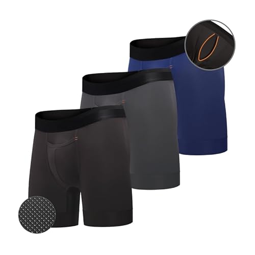 All Citizens Elite Ball Pouch Underwear for Men w/Fly, Patented Ball Pouch Design, Performance Fabric, No Ride Up Legs