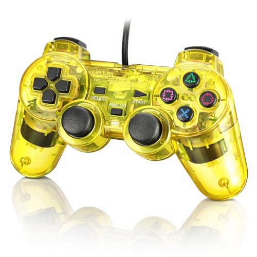 �y���̍��̑��슴�zPS2 �R���g���[���[ �L�� �v���X�e2 PS1 �Ή� DualShock�`�� ���g���R���\�[�� �Q�[���p�b�h 4�J���[