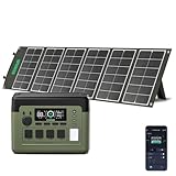 EENOUR ポータブル電源 P1500PLUS 大容量 1536Wh/480000mAh 1.2時間満充電 APP対応 AC充電ワット数調整可 高出力 定格1800W(瞬間最大3600W) AC/DC/USB出力 PD100W LEDライト付 UPS機能 リン酸鉄リチウム電池 PSE認証済 純正弦波 50Hz/60Hz MPPT制御 防災グッズ 車中泊 キャンプ用 ソーラーパネル100W付き