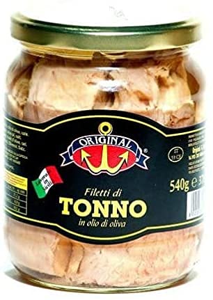 Thunfischscheiben in Olivenöl Curreri 1kg First Choice Sciacca (2 x 540gr Gläser) Gourmet Cover