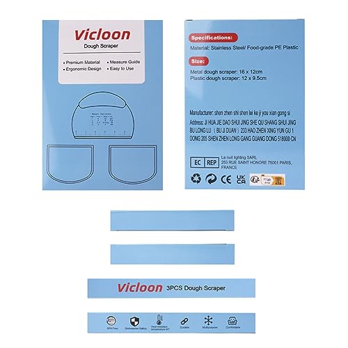 Vicloon Tagliapasta Multiuso, 3Pcs Tagliapasta