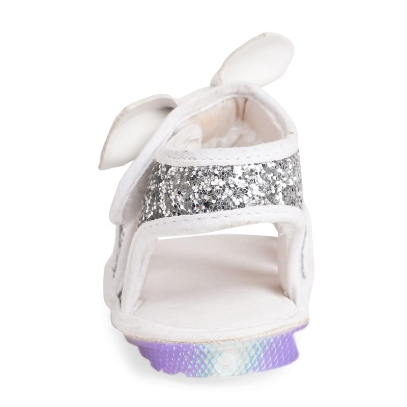 CHIU Kids LED Light Sandal with Chu Chu Music Sound & Zari Style Material for Baby Girls 5 41YBkCfjsIL