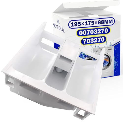 Cajón de Detergente para Lavadora con Código Original 00703270 703270 para Bosch para Balay para Constructa para Siemens - Garantía de 10 Años - MONTERAL