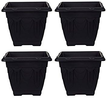 4x30cm Square Venetian Planter