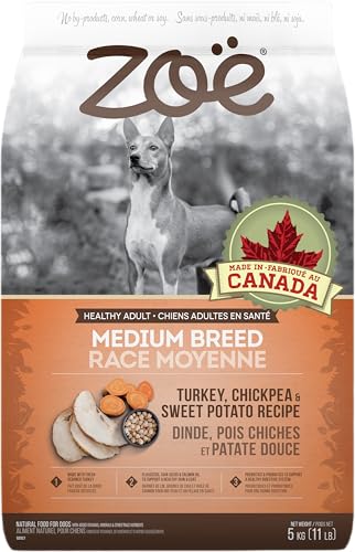 Zoë Dry Dog Food, Medium Breed, Turkey/Chickpea/Sweet Potato Recipe, 5 kg, 92927 image 5