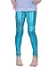 Frogwill Little Girls Mermaid Scale Leggings Fish Pants 3-11 Years (7/8Y,130cm, Blue)