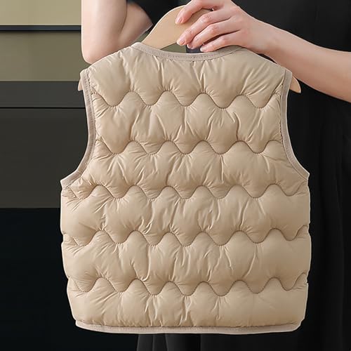 Puffer Vest for Boys Girls Kids Sleeveless Button Down Outerwear Warm Quilted Lightweight Down Winter Jackets Coats4