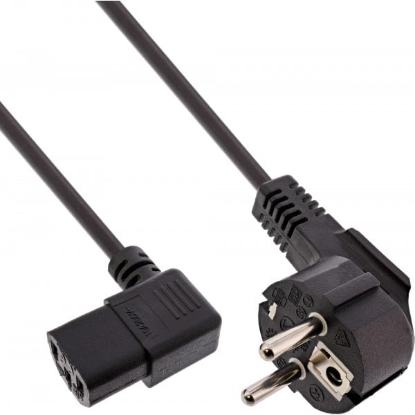 InLine B-16752M cavo di alimentazione Nero 0,5 m Spina di alimentazione di tipo F IEC C13