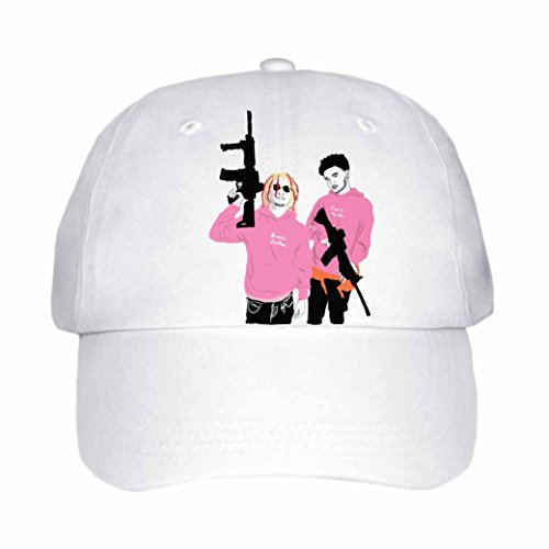 Babes & Gents Lil Pump + Smokepurpp Cap/Hat (Unisex) (White)