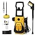Pressure Washers, 1800W 135Bar High-Pressure 480L/H Flow Rate Jet Washers/Pressure Washer with Adjustable Nozzle & 8m Hose, High-Performance Power Cleaner for Car, Home, Patio and Garden Furniture