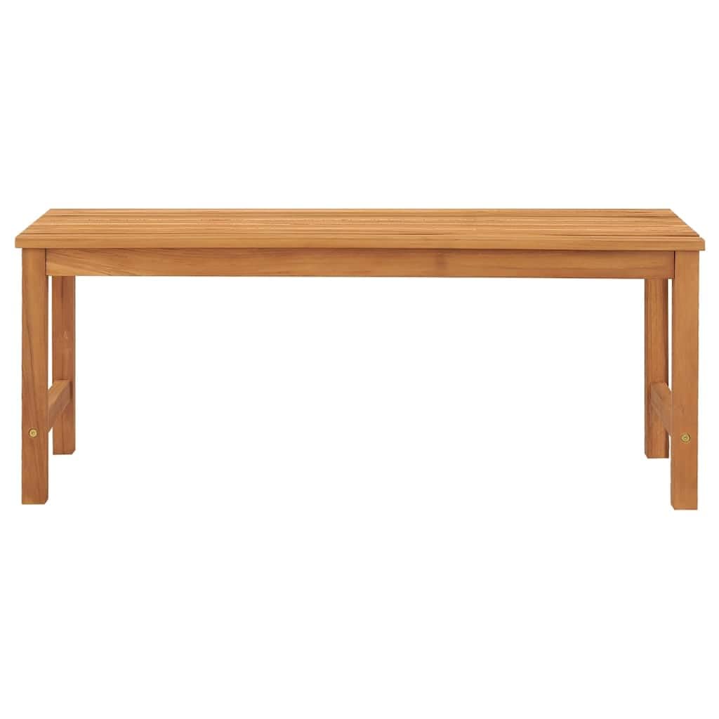 vidaXL Panchina da Giardino 114 cm in Legno Massello di Teak