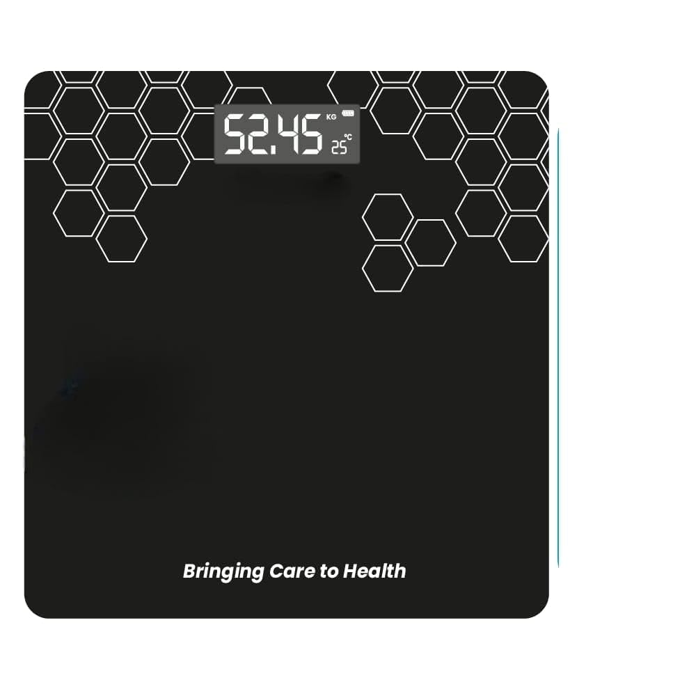 Digital Weight Machine–Tempered Glass, LCD Display,180kg, Anti-Skid,Auto-On/Off,High Precision Sensors, Easy Unit Conversion Body Weight Machine for Everywhere Use (TATA Design)-image-34
