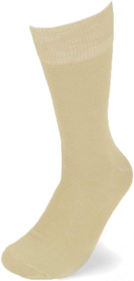 Feraricci Solid Color Casual Dress Socks for Men - Colorful & Comfortable Crew Socks