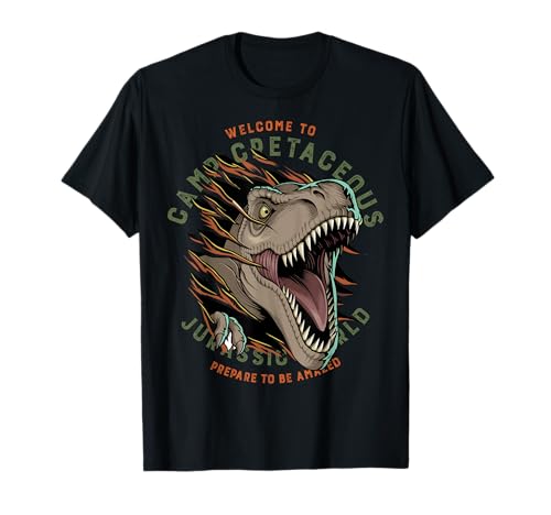 T-shirt T-Rex Jurassic World Camp Cretaceous cadeau anniversaire parfait fan