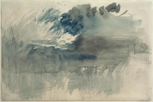 Pintura mural Una tormenta sobre el Rigi para salones elegantes y despachos relajantes
