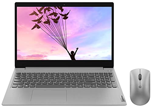 Image of Lenovo IdeaPad Slim 3 10th Gen Intel Core i3 15.6 inch(39.62cm) FHD Thin & Light Laptop, 81WB018EIN & 600 Bluetooth 5.0 Silent Mouse: Compact, Portable, Dongle-Free Multi-Device connectivity