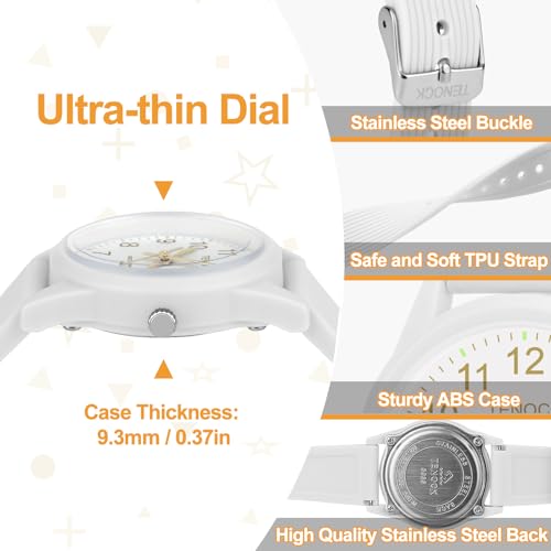 Image of Kids Analog Watch Waterproof Learning Time for Boys Girls Ages 4-12