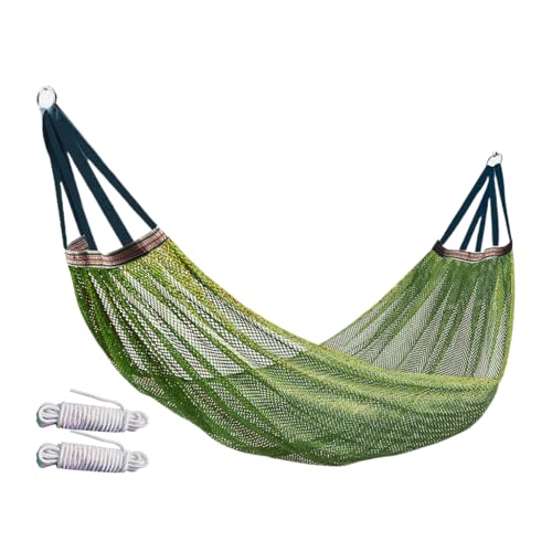Hamaca de Campamento portátil - hamacas árboles Viaje para Acampar | Nylon paracaídas Doble Servicio Pesado, liviano Viajar en Caminata mochilero, Triple Cosido