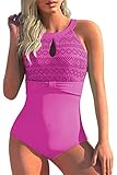 Photo Gallery ocean plus donna tinta unita collo alto senza maniche multicolore a rete costumi interi (xl (eu 40-42), rosa pesca) Photo Gallery ocean plus donna tinta unita collo alto senza maniche multicolore a rete costumi interi (xl (eu 40-42), rosa pesca)