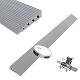 Türschwellenrampe 100×8×2,5cm Gummirampe Selbstklebende Schwellenrampe rutschfeste Rollstuhlrampe Türschwelle Auffahrrampe bis 800 kg belastbar für Rollstuhl, Saugroboter, Rollator oder e Scooter
